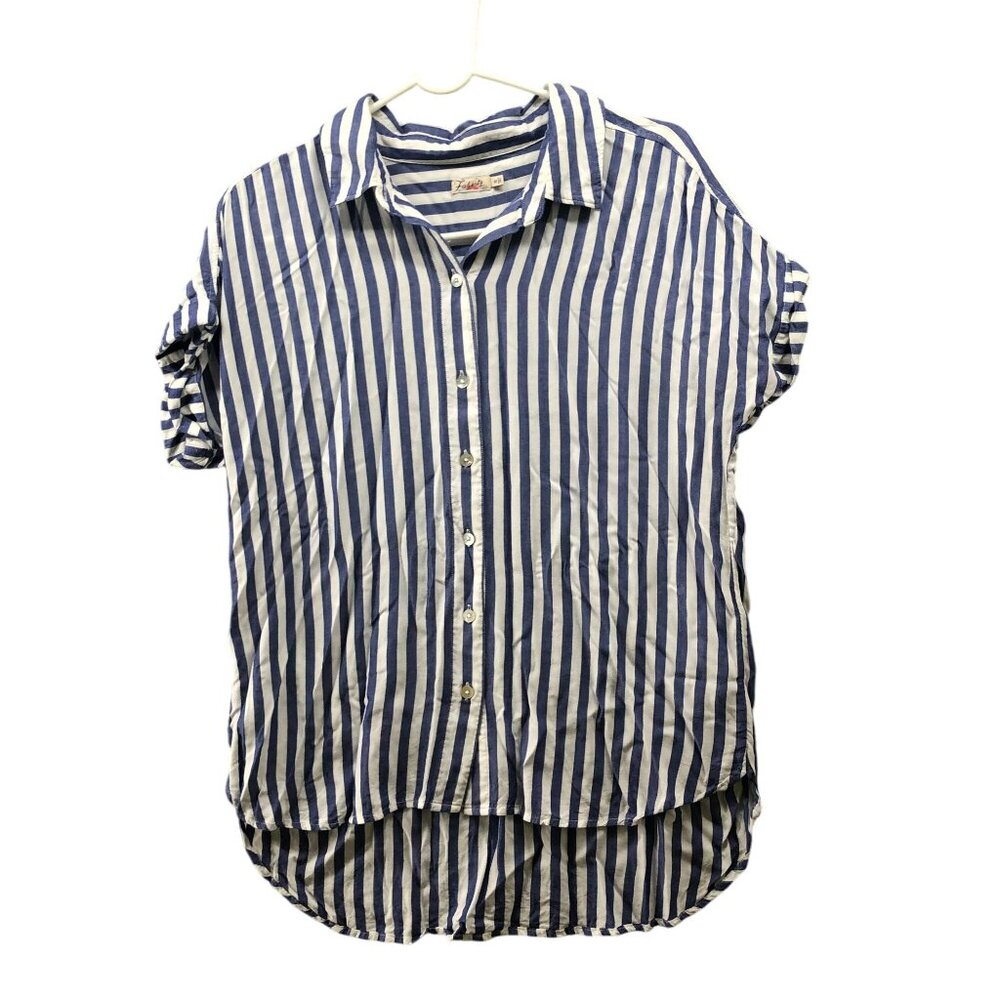 Faherty Striped Button Down Shirt - Medium